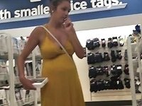 26yr Old Pregnant Jasmine Showing Big Boobs
